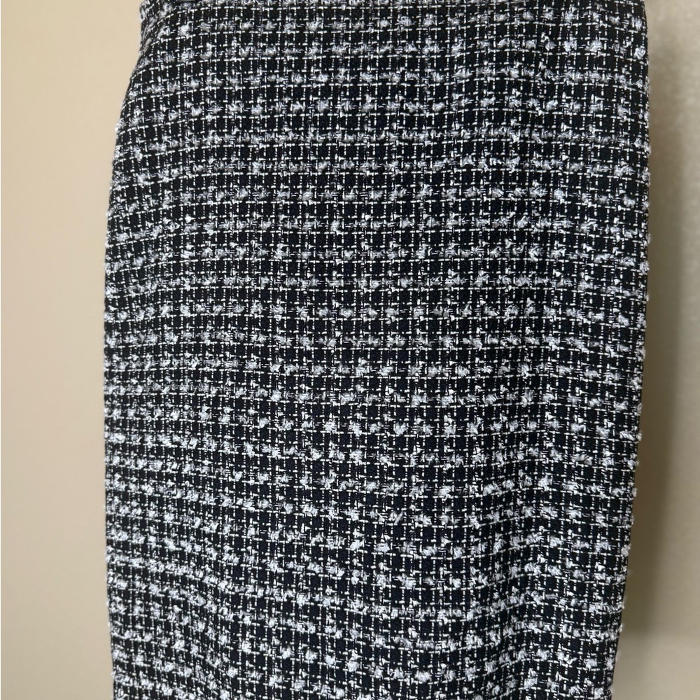 Talbots Black and White‎ Midi Pencil Skirt for Work